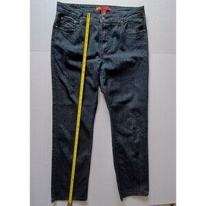 U-51 womens Jeans Embroidery Pocket dark wash W36/L30